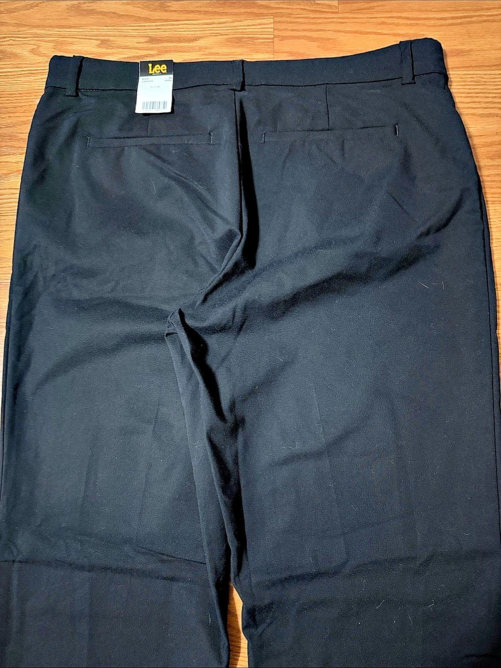 Lee Ultra Lux Comfort Straight Leg Pants Black-Size 14 Long - Picture 4 of 7